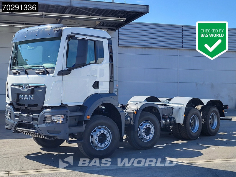 MAN TGS 41.400 8X4 New! Steelsuspension Big-Axle Manual Euro 2 - Шаси кабина: снимка 1 MAN TGS 41.400 8X4 New! Steelsuspension Big-Axle Manual Euro 2 - Шаси кабина: снимка 1