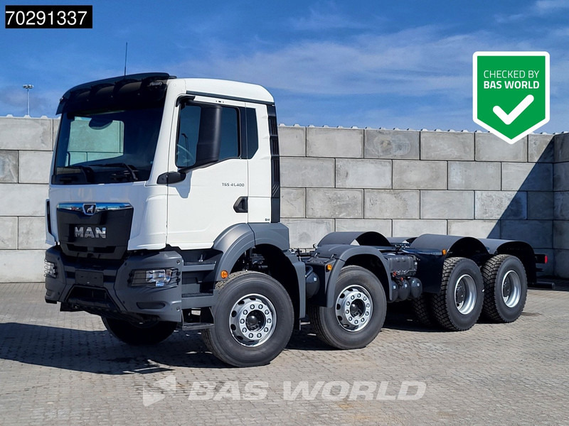 MAN TGS 41.400 8X4 New! Steelsuspension Big-Axle Manual Euro 2 - Шаси кабина: снимка 1 MAN TGS 41.400 8X4 New! Steelsuspension Big-Axle Manual Euro 2 - Шаси кабина: снимка 1
