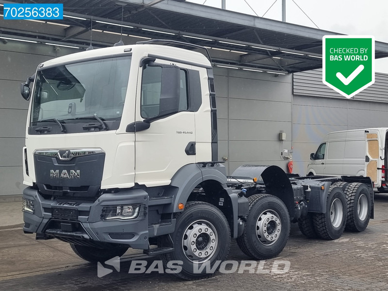 MAN TGS 41.440 8X4 NEW chassis Steelsuspension Automatic Euro 6 - Шаси кабина: снимка 1 MAN TGS 41.440 8X4 NEW chassis Steelsuspension Automatic Euro 6 - Шаси кабина: снимка 1
