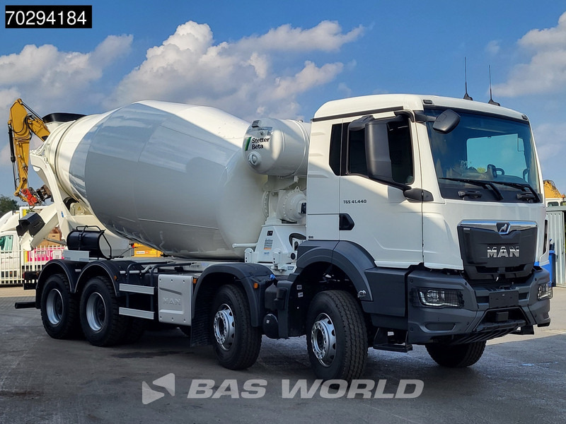 MAN TGS 41.440 8X4 New! 12m3 Stetter Mixer Big-Axle Steelsuspension Automatic Euro 6 - Бетоновоз: снимка 3 MAN TGS 41.440 8X4 New! 12m3 Stetter Mixer Big-Axle Steelsuspension Automatic Euro 6 - Бетоновоз: снимка 3