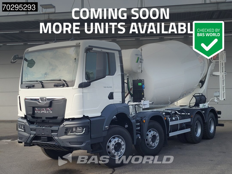 MAN TGS 41.440 8X4 New! 12m3 Stetter Steelsuspension Automatic Euro 6 - Бетоновоз: снимка 1 MAN TGS 41.440 8X4 New! 12m3 Stetter Steelsuspension Automatic Euro 6 - Бетоновоз: снимка 1