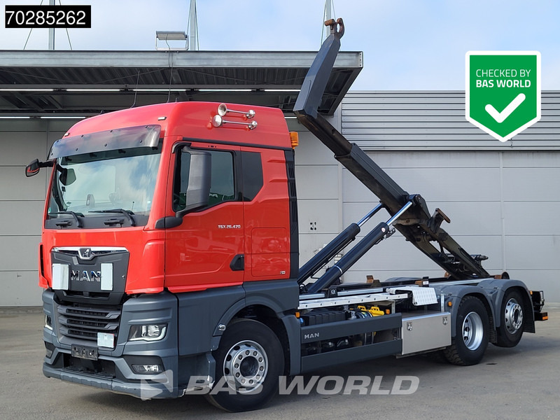 MAN TGX 26.470 TGX 6X2 VDL S-21-6200 ADR Retarder Lift+Lenkachse ACC Euro 6 - Мултилифт с кука камион: снимка 1 MAN TGX 26.470 TGX 6X2 VDL S-21-6200 ADR Retarder Lift+Lenkachse ACC Euro 6 - Мултилифт с кука камион: снимка 1