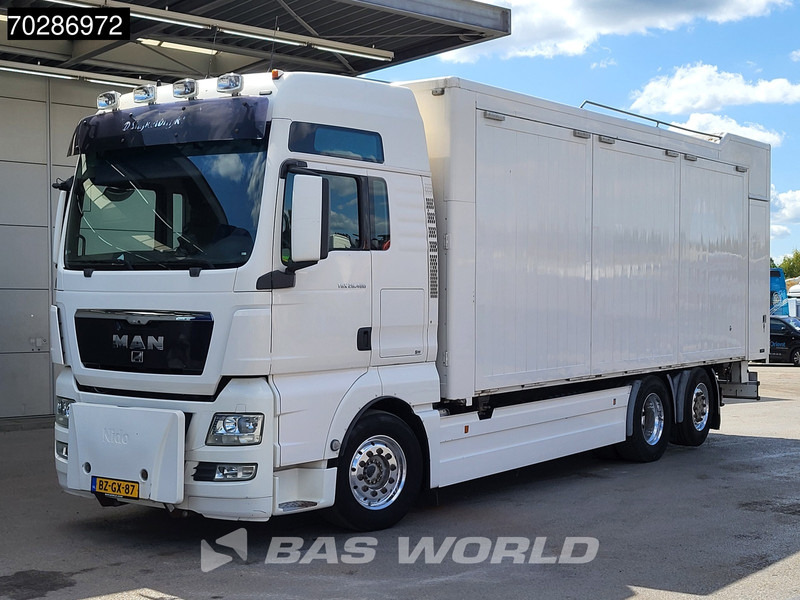 MAN TGX 26.480 TGX 6X2 NL-Truck BDF HorseTransport Lift+steering axle Standklima Automatic Xenon Alcoa´s Euro 5 - Контейнеровоз/ Сменна каросерия камион: снимка 5 MAN TGX 26.480 TGX 6X2 NL-Truck BDF HorseTransport Lift+steering axle Standklima Automatic Xenon Alcoa´s Euro 5 - Контейнеровоз/ Сменна каросерия камион: снимка 5