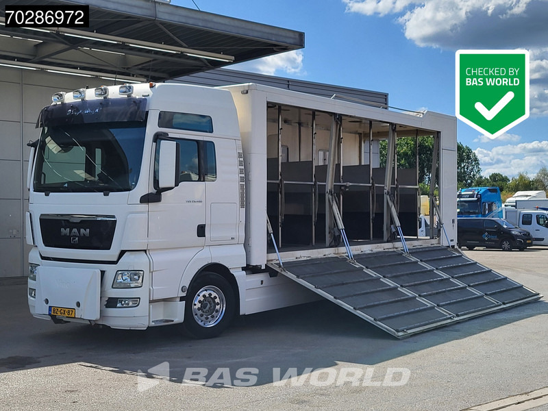 MAN TGX 26.480 TGX 6X2 NL-Truck BDF HorseTransport Lift+steering axle Standklima Automatic Xenon Alcoa´s Euro 5 - Контейнеровоз/ Сменна каросерия камион: снимка 1 MAN TGX 26.480 TGX 6X2 NL-Truck BDF HorseTransport Lift+steering axle Standklima Automatic Xenon Alcoa´s Euro 5 - Контейнеровоз/ Сменна каросерия камион: снимка 1