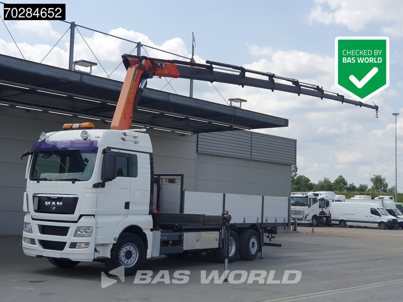 MAN TGX 26.480 TGX 6X2 Palfinger PK29002 Kran Crane 8 ext 2.5T winch Retarder Manual Euro 4 - Бордови камион, Камион с кран: снимка 1 MAN TGX 26.480 TGX 6X2 Palfinger PK29002 Kran Crane 8 ext 2.5T winch Retarder Manual Euro 4 - Бордови камион, Камион с кран: снимка 1