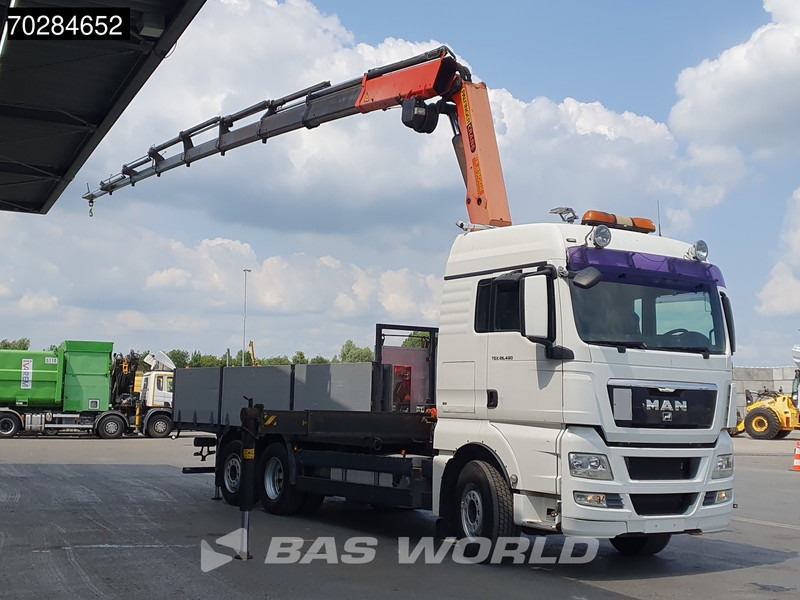 MAN TGX 26.480 TGX 6X2 Palfinger PK29002 Kran Crane 8 extensions Retarder Manual Euro 4 - Бордови камион, Камион с кран: снимка 3 MAN TGX 26.480 TGX 6X2 Palfinger PK29002 Kran Crane 8 extensions Retarder Manual Euro 4 - Бордови камион, Камион с кран: снимка 3