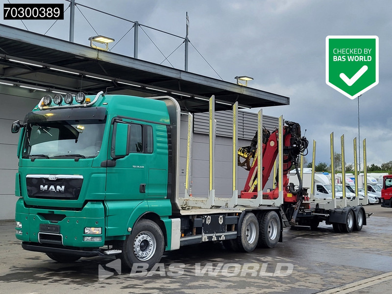 MAN TGX 26.540 6X4 Combi TAJFUN L150Z.96 woodcrane Holztransport Manual Retarder Euro 5 - Камион за дърва, Камион с кран: снимка 1 MAN TGX 26.540 6X4 Combi TAJFUN L150Z.96 woodcrane Holztransport Manual Retarder Euro 5 - Камион за дърва, Камион с кран: снимка 1