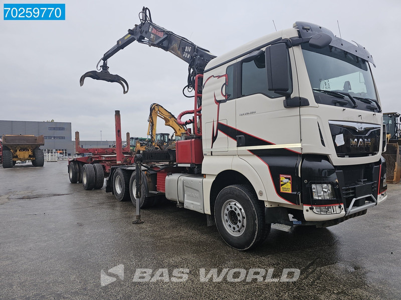 MAN TGX 26.580 6X4 Jonsered 2490 HolzKran Retarder Hiab Crane Big-Axle Euro 6 - Камион за дърва, Камион с кран: снимка 3 MAN TGX 26.580 6X4 Jonsered 2490 HolzKran Retarder Hiab Crane Big-Axle Euro 6 - Камион за дърва, Камион с кран: снимка 3