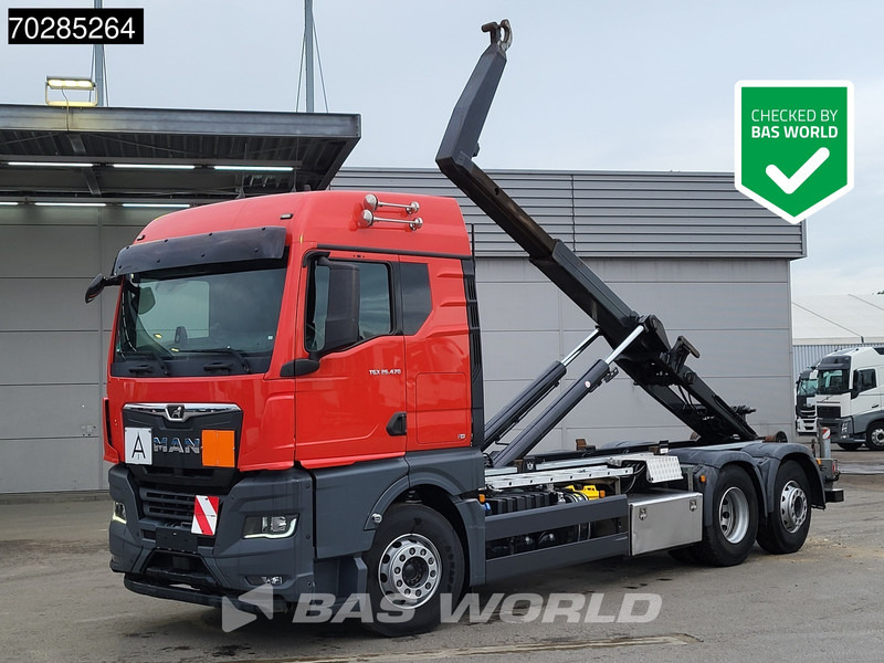 MAN TGX26.470 TGX 6X2 21 Tonnes VDL hooklift ADR Retarder Lift+Lenkachse ACC Navi Euro 6 - Мултилифт с кука камион: снимка 1 MAN TGX26.470 TGX 6X2 21 Tonnes VDL hooklift ADR Retarder Lift+Lenkachse ACC Navi Euro 6 - Мултилифт с кука камион: снимка 1