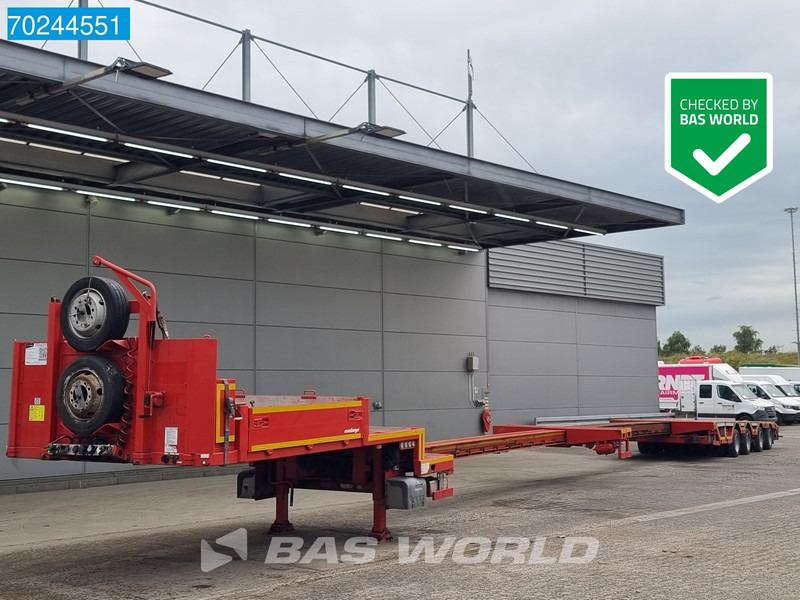 MEUSBURGER MTS-4 2xAusziehbar bis 21M Lift + 4xLenkachse - Нискорамна площадка полуремарке: снимка 1 MEUSBURGER MTS-4 2xAusziehbar bis 21M Lift + 4xLenkachse - Нискорамна площадка полуремарке: снимка 1