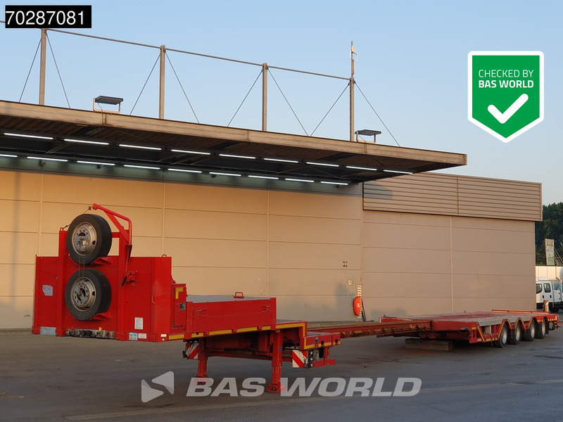 MEUSBURGER MTS-4 4 axles Extendable 7M 1xLift+2xLenkachse - Нискорамна площадка полуремарке: снимка 1 MEUSBURGER MTS-4 4 axles Extendable 7M 1xLift+2xLenkachse - Нискорамна площадка полуремарке: снимка 1