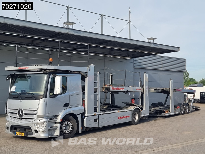 Mercedes-Benz Actros 1843 4X2 NL-Truck 8 Cars Hydraulic Winch Kässbohrer Car Transporter Euro 6 - Автовоз камион: снимка 1 Mercedes-Benz Actros 1843 4X2 NL-Truck 8 Cars Hydraulic Winch Kässbohrer Car Transporter Euro 6 - Автовоз камион: снимка 1