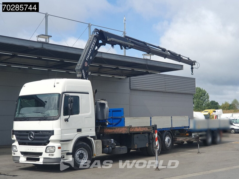 Mercedes-Benz Actros 2532 6X2 Fassi F330D3 Crane Kran Lift+steering Axle 3-Pedals Euro 3 - Бордови камион, Камион с кран: снимка 5 Mercedes-Benz Actros 2532 6X2 Fassi F330D3 Crane Kran Lift+steering Axle 3-Pedals Euro 3 - Бордови камион, Камион с кран: снимка 5