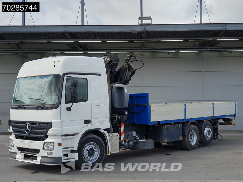 Mercedes-Benz Actros 2532 6X2 Fassi F330D3 Crane Kran Lift+steering Axle 3-Pedals Euro 3 - Бордови камион, Камион с кран: снимка 1 Mercedes-Benz Actros 2532 6X2 Fassi F330D3 Crane Kran Lift+steering Axle 3-Pedals Euro 3 - Бордови камион, Камион с кран: снимка 1