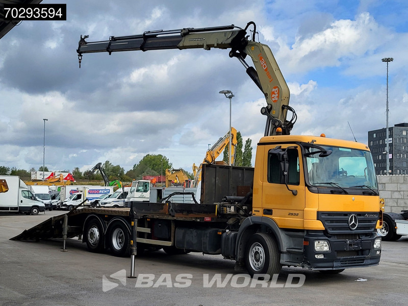 Mercedes-Benz Actros 2532 6X2 PM 30 T/M Crane Kran Remote Lift+Steering Axle 3-Pedals - Бордови камион, Камион с кран: снимка 3 Mercedes-Benz Actros 2532 6X2 PM 30 T/M Crane Kran Remote Lift+Steering Axle 3-Pedals - Бордови камион, Камион с кран: снимка 3