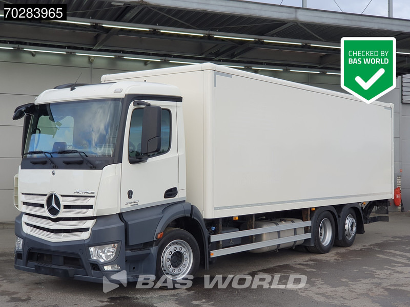 Mercedes-Benz Actros 2540 6X2 1500kg Ladebordwand Steering Axle Automatic Navi Euro 6 - Камион фургон: снимка 1 Mercedes-Benz Actros 2540 6X2 1500kg Ladebordwand Steering Axle Automatic Navi Euro 6 - Камион фургон: снимка 1