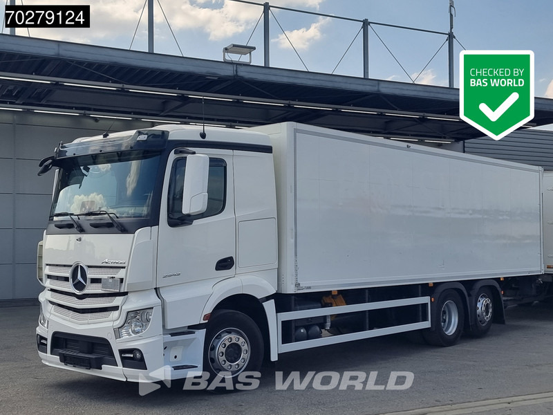 Mercedes-Benz Actros 2543 6X2 Lift+steering Axle Retarder ACC Navi Ladebordwand Euro 6 - Камион фургон: снимка 1 Mercedes-Benz Actros 2543 6X2 Lift+steering Axle Retarder ACC Navi Ladebordwand Euro 6 - Камион фургон: снимка 1