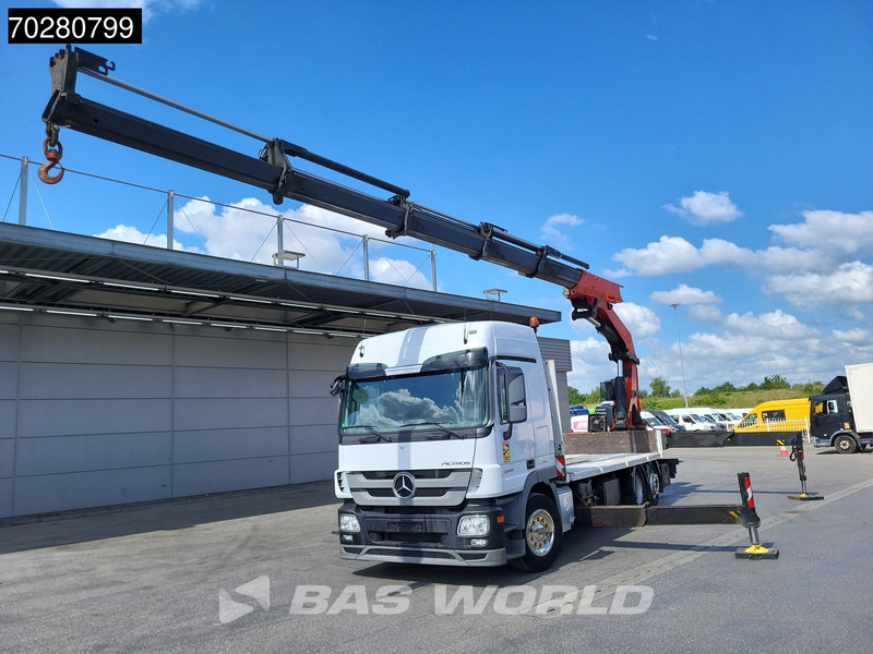 Mercedes-Benz Actros 2544 6X2 Lift-Lenkachse Kraan Hydrauliek Euro 5 - Бордови камион, Камион с кран: снимка 3 Mercedes-Benz Actros 2544 6X2 Lift-Lenkachse Kraan Hydrauliek Euro 5 - Бордови камион, Камион с кран: снимка 3