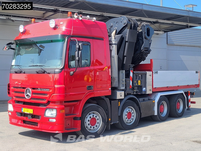 Mercedes-Benz Actros 2648 850 8X4 Effer 850/9S Kran Fifth wheel Big-Axle Automatic Euro 5 - Бордови камион, Камион с кран: снимка 2 Mercedes-Benz Actros 2648 850 8X4 Effer 850/9S Kran Fifth wheel Big-Axle Automatic Euro 5 - Бордови камион, Камион с кран: снимка 2