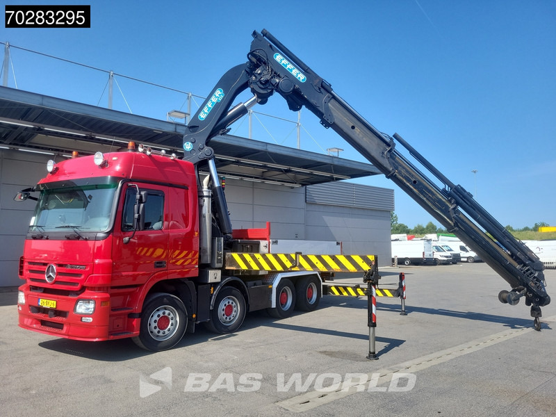 Mercedes-Benz Actros 2648 850 8X4 Effer 850/9S Kran Fifth wheel Big-Axle Automatic Euro 5 - Бордови камион, Камион с кран: снимка 3 Mercedes-Benz Actros 2648 850 8X4 Effer 850/9S Kran Fifth wheel Big-Axle Automatic Euro 5 - Бордови камион, Камион с кран: снимка 3
