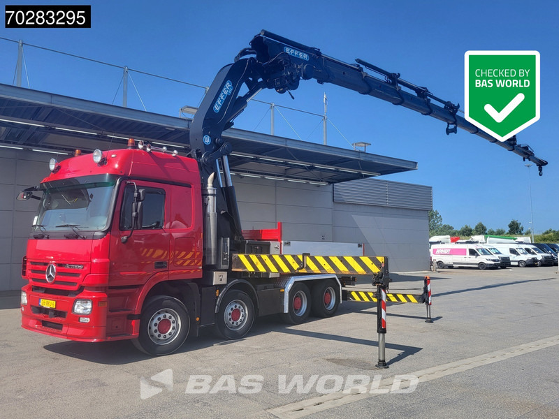 Mercedes-Benz Actros 2648 850 8X4 Effer 850/9S Kran Fifth wheel Big-Axle Automatic Euro 5 - Бордови камион, Камион с кран: снимка 1 Mercedes-Benz Actros 2648 850 8X4 Effer 850/9S Kran Fifth wheel Big-Axle Automatic Euro 5 - Бордови камион, Камион с кран: снимка 1