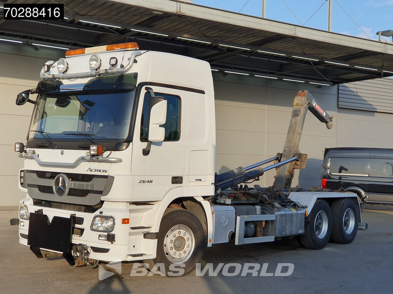 Mercedes-Benz Actros 2648 Actros 6X4 HIAB XR20SL56 Hooklift Big-Axle Automatic Euro 5 - Мултилифт с кука камион: снимка 3 Mercedes-Benz Actros 2648 Actros 6X4 HIAB XR20SL56 Hooklift Big-Axle Automatic Euro 5 - Мултилифт с кука камион: снимка 3