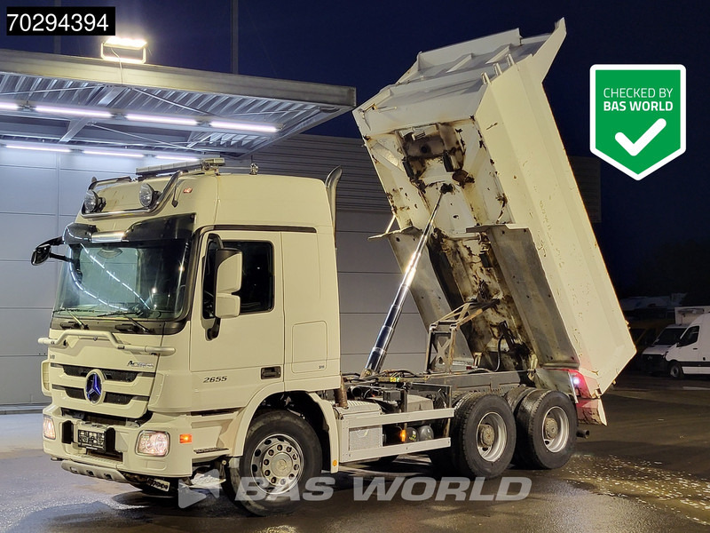 Mercedes-Benz Actros 2655 Actros 6X4 V8 Retarder Big-Axle Steelsuspension 11m3 Euro 5 - Самосвал камион: снимка 1 Mercedes-Benz Actros 2655 Actros 6X4 V8 Retarder Big-Axle Steelsuspension 11m3 Euro 5 - Самосвал камион: снимка 1