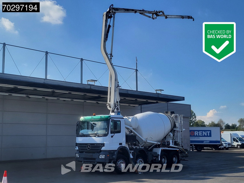 Mercedes-Benz Actros 3236 8X4 Mecbo M 23.3/100-BZ PUMI Big-Axle Steelsuspension 3-Pedals Euro 3 - Бетон помпа: снимка 1 Mercedes-Benz Actros 3236 8X4 Mecbo M 23.3/100-BZ PUMI Big-Axle Steelsuspension 3-Pedals Euro 3 - Бетон помпа: снимка 1