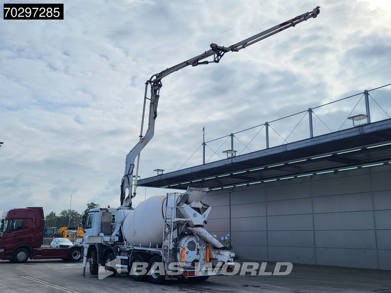Mercedes-Benz Actros 3241 8X4 7m3 Putzmeister Mixer Big-Axle Steelsuspension Automatic Pompe+Mixer Euro 3 - Бетон помпа: снимка 3 Mercedes-Benz Actros 3241 8X4 7m3 Putzmeister Mixer Big-Axle Steelsuspension Automatic Pompe+Mixer Euro 3 - Бетон помпа: снимка 3