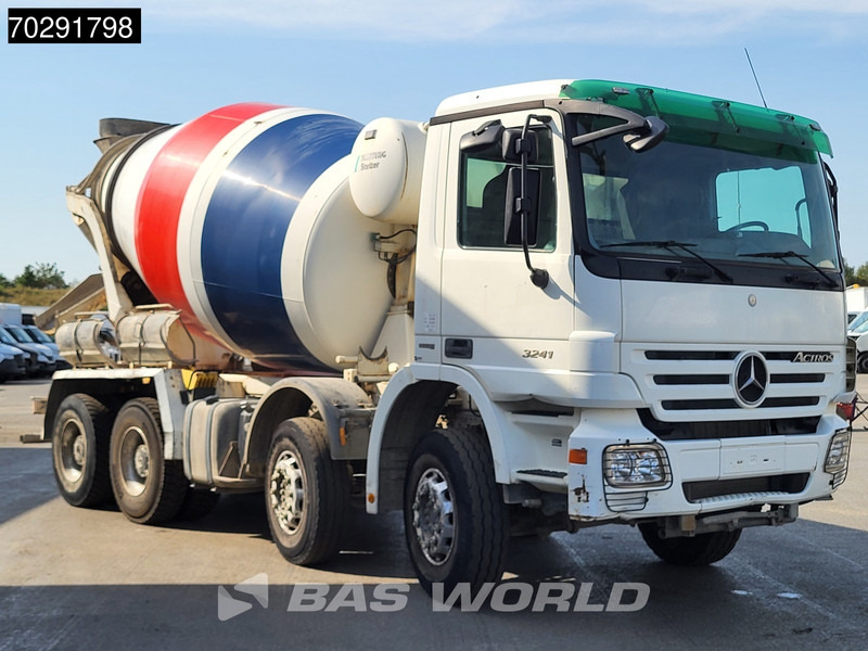 Mercedes-Benz Actros 3241 8X4 9m3 Stetter Mixer Big-Axle Steelsuspension Retarder Euro 5 - Бетоновоз: снимка 3 Mercedes-Benz Actros 3241 8X4 9m3 Stetter Mixer Big-Axle Steelsuspension Retarder Euro 5 - Бетоновоз: снимка 3