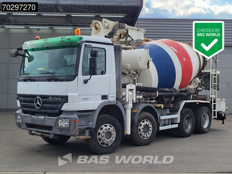 Mercedes-Benz Actros 3241 8X4 Putzmeister TMM 21-3 Mixer Big-Axle Steelsuspension Automatic Euro 4 - Бетон помпа: снимка 1 Mercedes-Benz Actros 3241 8X4 Putzmeister TMM 21-3 Mixer Big-Axle Steelsuspension Automatic Euro 4 - Бетон помпа: снимка 1