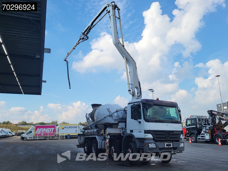 Mercedes-Benz Actros 3241 8X4 Putzmeister TMM 21 PUMI 7m3 Liebherr mixer 3-Pedals Big-Axle Euro 3 - Бетоновоз: снимка 5 Mercedes-Benz Actros 3241 8X4 Putzmeister TMM 21 PUMI 7m3 Liebherr mixer 3-Pedals Big-Axle Euro 3 - Бетоновоз: снимка 5
