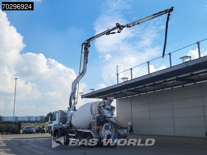 Mercedes-Benz Actros 3241 8X4 Putzmeister TMM 21 PUMI 7m3 Liebherr mixer 3-Pedals Big-Axle Euro 3 - Бетоновоз: снимка 3 Mercedes-Benz Actros 3241 8X4 Putzmeister TMM 21 PUMI 7m3 Liebherr mixer 3-Pedals Big-Axle Euro 3 - Бетоновоз: снимка 3