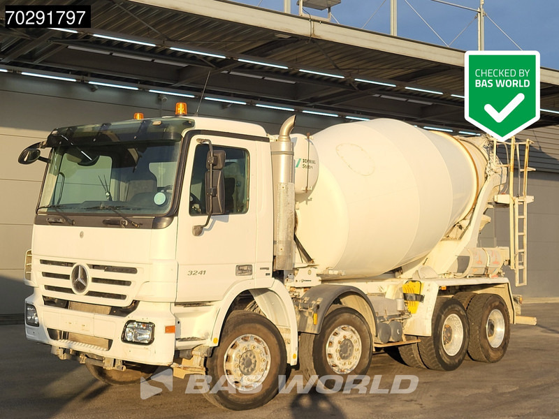 Mercedes-Benz Actros 3241 8X4 Retarder 9m3 Stetter Steelsuspension 3-Pedals Euro 4 - Бетоновоз: снимка 1 Mercedes-Benz Actros 3241 8X4 Retarder 9m3 Stetter Steelsuspension 3-Pedals Euro 4 - Бетоновоз: снимка 1