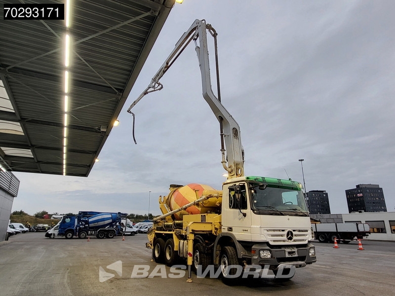 Mercedes-Benz Actros 3244 8X4 Retarder Putzmeister 24 Mtrs Pumi Big-Axle 3-Pedals Euro 4 - Бетон помпа: снимка 3 Mercedes-Benz Actros 3244 8X4 Retarder Putzmeister 24 Mtrs Pumi Big-Axle 3-Pedals Euro 4 - Бетон помпа: снимка 3