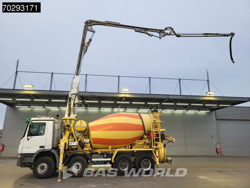 Mercedes-Benz Actros 3244 8X4 Retarder Putzmeister 24 Mtrs Pumi Big-Axle 3-Pedals Euro 4 - Бетон помпа: снимка 5 Mercedes-Benz Actros 3244 8X4 Retarder Putzmeister 24 Mtrs Pumi Big-Axle 3-Pedals Euro 4 - Бетон помпа: снимка 5