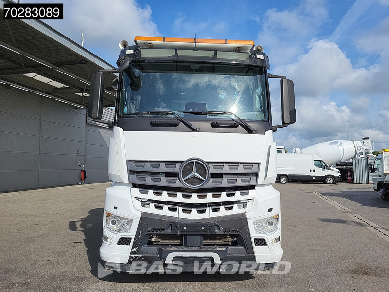 Мултилифт с кука камион, Камион с кран Mercedes-Benz Actros 3245 Actros 8X4 Palfinger PK22002 EH Crane 17tons hooklift Big-Axle Lift+Lenkachse Navi Euro 6: снимка 14