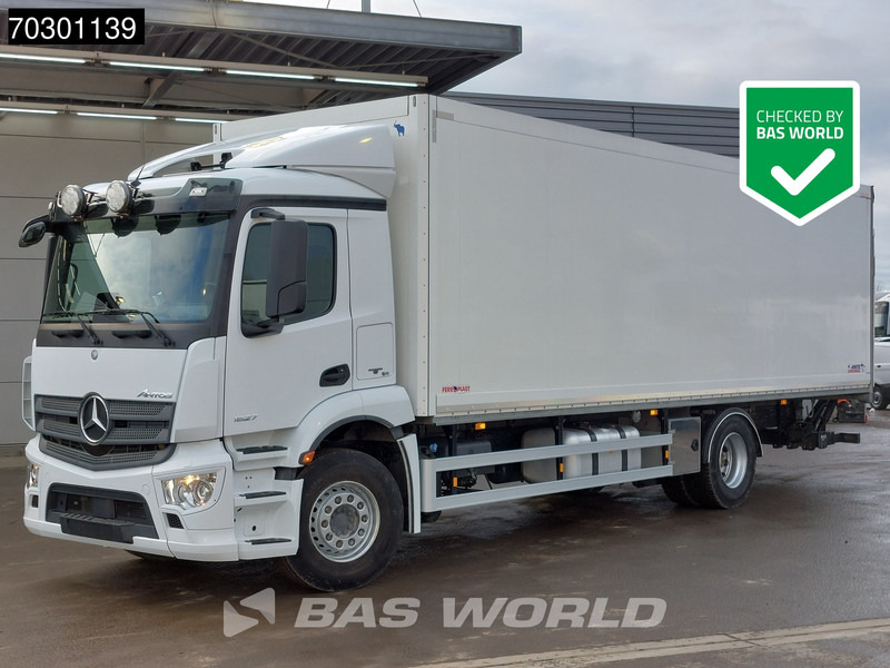 Mercedes-Benz Antos 1827 Antos 4X2 19tonner LOW Mileage! Automatic 1500kg Ladebordwand Euro 6 - Камион фургон: снимка 1 Mercedes-Benz Antos 1827 Antos 4X2 19tonner LOW Mileage! Automatic 1500kg Ladebordwand Euro 6 - Камион фургон: снимка 1