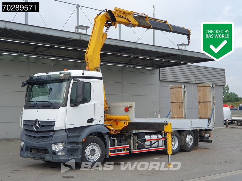Mercedes-Benz Antos 2542 6X2 Fassi F330A023 Crane Kran Hydraulic ramps Retarder Lift+steering Euro 6 - Бордови камион, Камион с кран: снимка 1 Mercedes-Benz Antos 2542 6X2 Fassi F330A023 Crane Kran Hydraulic ramps Retarder Lift+steering Euro 6 - Бордови камион, Камион с кран: снимка 1