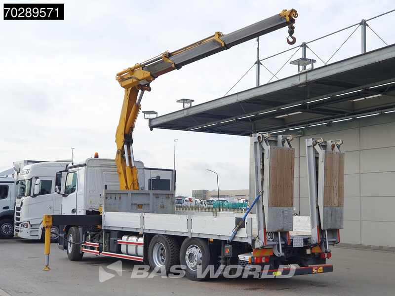 Mercedes-Benz Antos 2542 6X2 Fassi F330A023 Crane Kran Hydraulic ramps Retarder Lift+steering Euro 6 - Бордови камион, Камион с кран: снимка 2 Mercedes-Benz Antos 2542 6X2 Fassi F330A023 Crane Kran Hydraulic ramps Retarder Lift+steering Euro 6 - Бордови камион, Камион с кран: снимка 2
