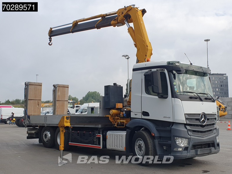 Mercedes-Benz Antos 2542 6X2 Fassi F330A023 Crane Kran Hydraulic ramps Retarder Lift+steering Euro 6 - Бордови камион, Камион с кран: снимка 3 Mercedes-Benz Antos 2542 6X2 Fassi F330A023 Crane Kran Hydraulic ramps Retarder Lift+steering Euro 6 - Бордови камион, Камион с кран: снимка 3