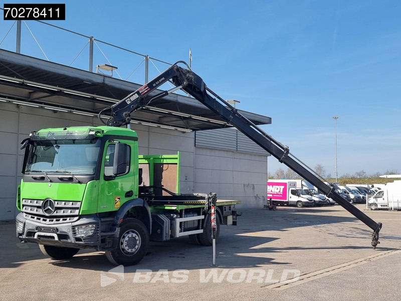 Mercedes-Benz Arocs 1830 4X2 Hiab 122 ES-3 HIPRO Kran Crane Big-Axle Euro 6 - Бордови камион, Камион с кран: снимка 5 Mercedes-Benz Arocs 1830 4X2 Hiab 122 ES-3 HIPRO Kran Crane Big-Axle Euro 6 - Бордови камион, Камион с кран: снимка 5