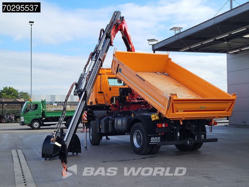 Mercedes-Benz Arocs 1835 4X4 4x4 Fassi F135AC.0.24 Crane Kran Meiller 3-Way Tipper Big-Axle - Самосвал камион, Камион с кран: снимка 2 Mercedes-Benz Arocs 1835 4X4 4x4 Fassi F135AC.0.24 Crane Kran Meiller 3-Way Tipper Big-Axle - Самосвал камион, Камион с кран: снимка 2