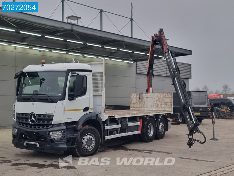 Mercedes-Benz Arocs 2536 6X2 Palfinger PK 16002 Crane Lenkasche Euro 6 - Бордови камион, Камион с кран: снимка 5 Mercedes-Benz Arocs 2536 6X2 Palfinger PK 16002 Crane Lenkasche Euro 6 - Бордови камион, Камион с кран: снимка 5