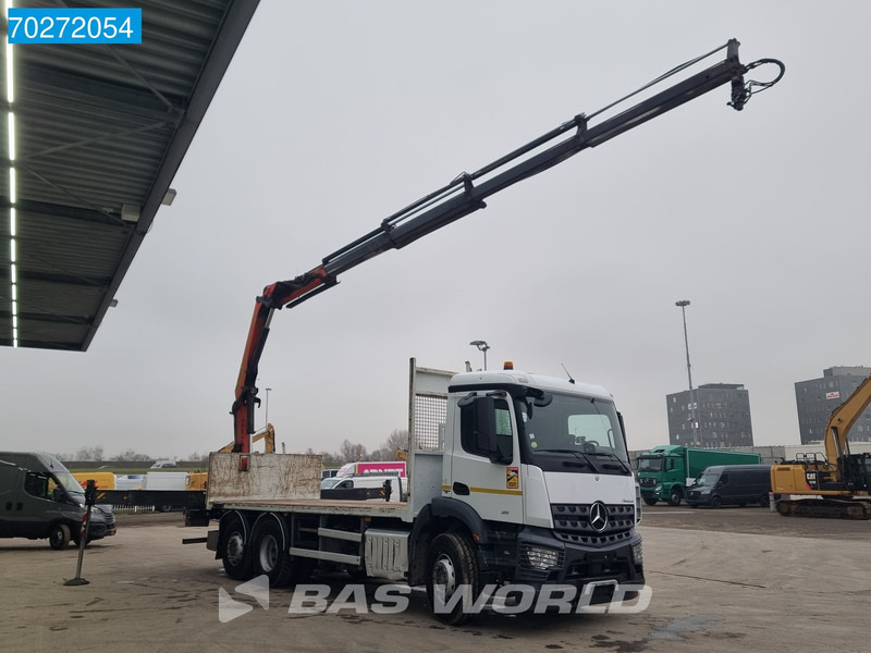 Mercedes-Benz Arocs 2536 6X2 Palfinger PK 16002 Crane Lenkasche Euro 6 - Бордови камион, Камион с кран: снимка 3 Mercedes-Benz Arocs 2536 6X2 Palfinger PK 16002 Crane Lenkasche Euro 6 - Бордови камион, Камион с кран: снимка 3