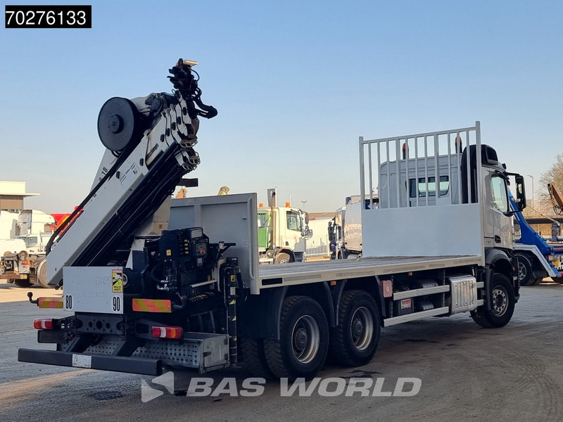 Бордови камион, Камион с кран Mercedes-Benz Arocs 2636 6X4 HIAB X-HIDUO 188 ES-S Crane Kran Big axle Euro 6: снимка 10