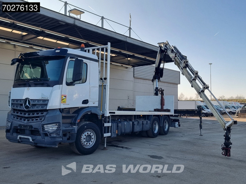 Mercedes-Benz Arocs 2636 6X4 HIAB X-HIDUO 188 ES-S Crane Kran Big axle Euro 6 - Бордови камион, Камион с кран: снимка 5 Mercedes-Benz Arocs 2636 6X4 HIAB X-HIDUO 188 ES-S Crane Kran Big axle Euro 6 - Бордови камион, Камион с кран: снимка 5