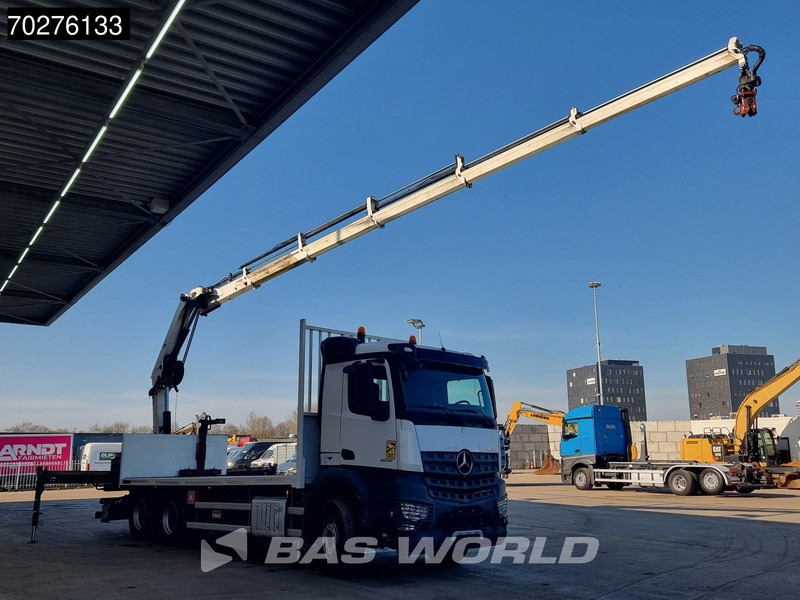Mercedes-Benz Arocs 2636 6X4 HIAB X-HIDUO 188 ES-S Crane Kran Big axle Euro 6 - Бордови камион, Камион с кран: снимка 3 Mercedes-Benz Arocs 2636 6X4 HIAB X-HIDUO 188 ES-S Crane Kran Big axle Euro 6 - Бордови камион, Камион с кран: снимка 3