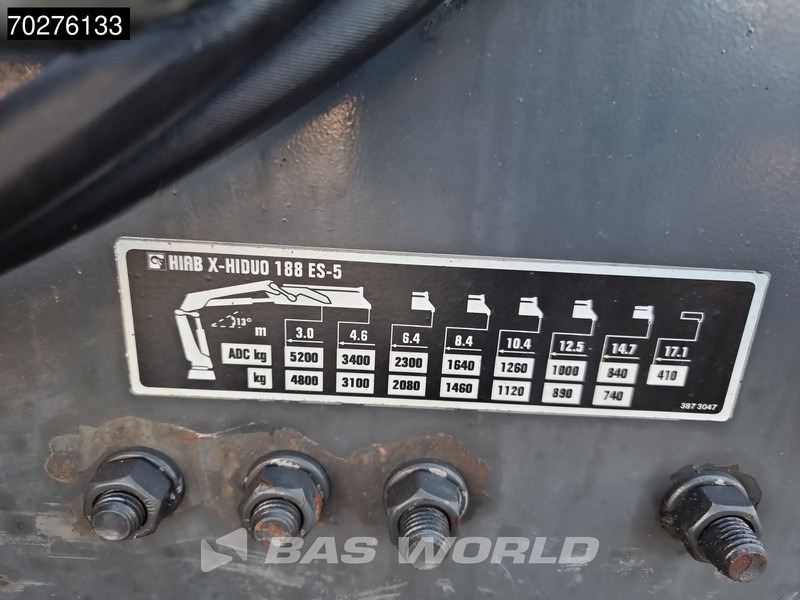 Бордови камион, Камион с кран Mercedes-Benz Arocs 2636 6X4 HIAB X-HIDUO 188 ES-S Crane Kran Big axle Euro 6: снимка 15