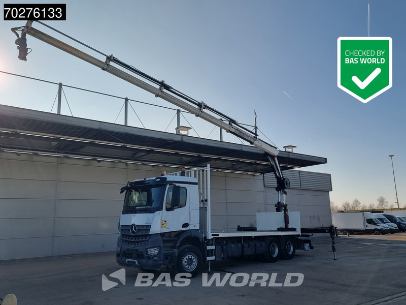 Mercedes-Benz Arocs 2636 6X4 HIAB X-HIDUO 188 ES-S Crane Kran Big axle Euro 6 - Бордови камион, Камион с кран: снимка 1 Mercedes-Benz Arocs 2636 6X4 HIAB X-HIDUO 188 ES-S Crane Kran Big axle Euro 6 - Бордови камион, Камион с кран: снимка 1